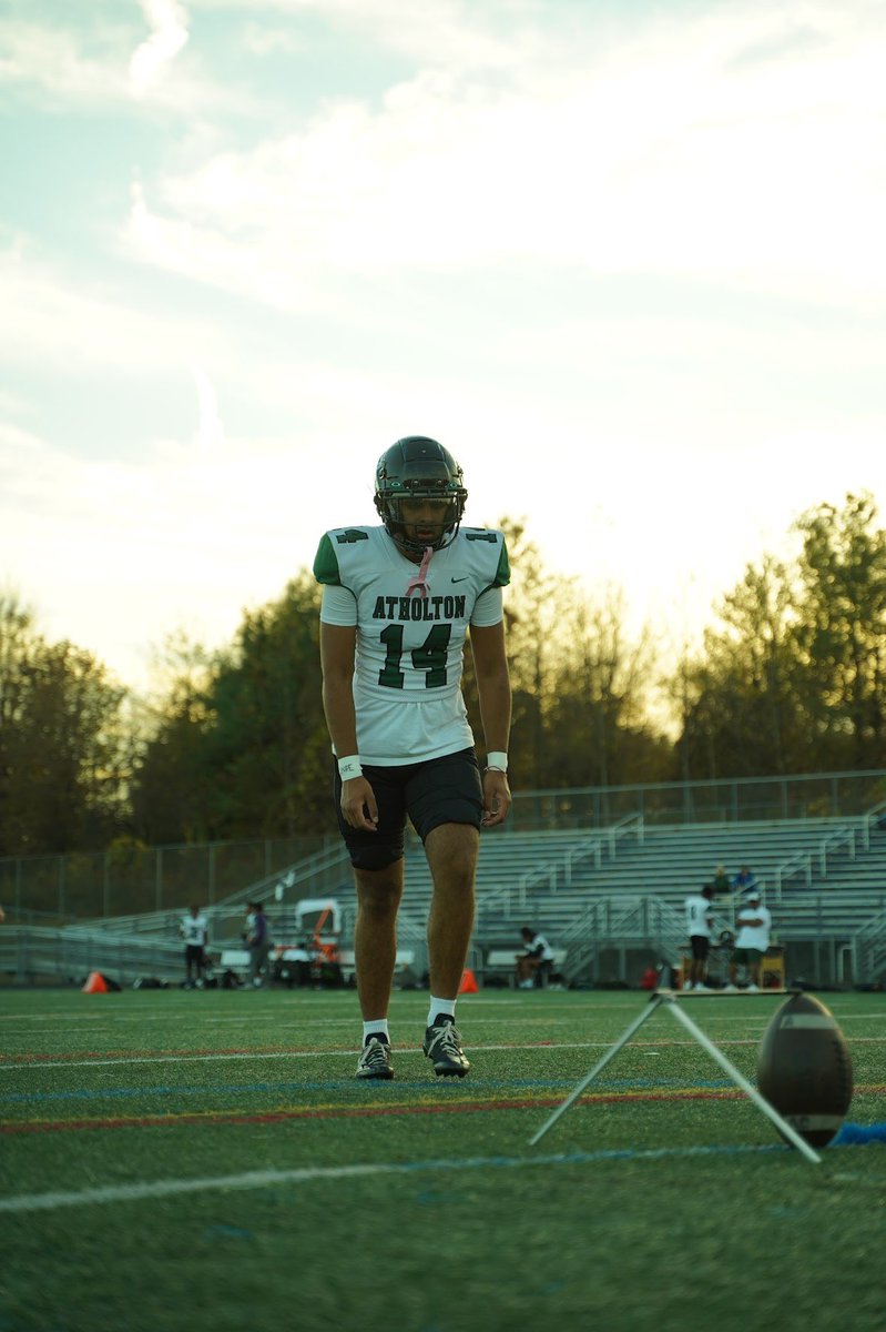 Gurtej (@gt_mann14) on Twitter photo Still looking for a home!
Season stats:
3101 kickoff yards
51 kickoffs
36 touchbacks
61 yard kickoff average
26/27 PAT (1 blocked)
4/5 field goals (1 blocked)
Longest FG- 42yds (school record)
Longest KO- 72yds
<a href="/AtholtonFB/">Atholton HS Football</a> <a href="/CoachEWoodson/">Coach Woodson - Head Football Coach Atholton High</a> <a href="/PrepRedzoneMD/">Prep Redzone Maryland</a> <a href="/MarylandHigh/">Maryland High School Sports</a> Still looking for a home!
Season stats:
3101 kickoff yards
51 kickoffs
36 touchbacks
61 yard kickoff average
26/27 PAT (1 blocked)
4/5 field goals (1 blocked)
Longest FG- 42yds (school record)
Longest KO- 72yds
<a href="/AtholtonFB/">Atholton HS Football</a> <a href="/CoachEWoodson/">Coach Woodson - Head Football Coach Atholton High</a> <a href="/PrepRedzoneMD/">Prep Redzone Maryland</a> <a href="/MarylandHigh/">Maryland High School Sports</a>