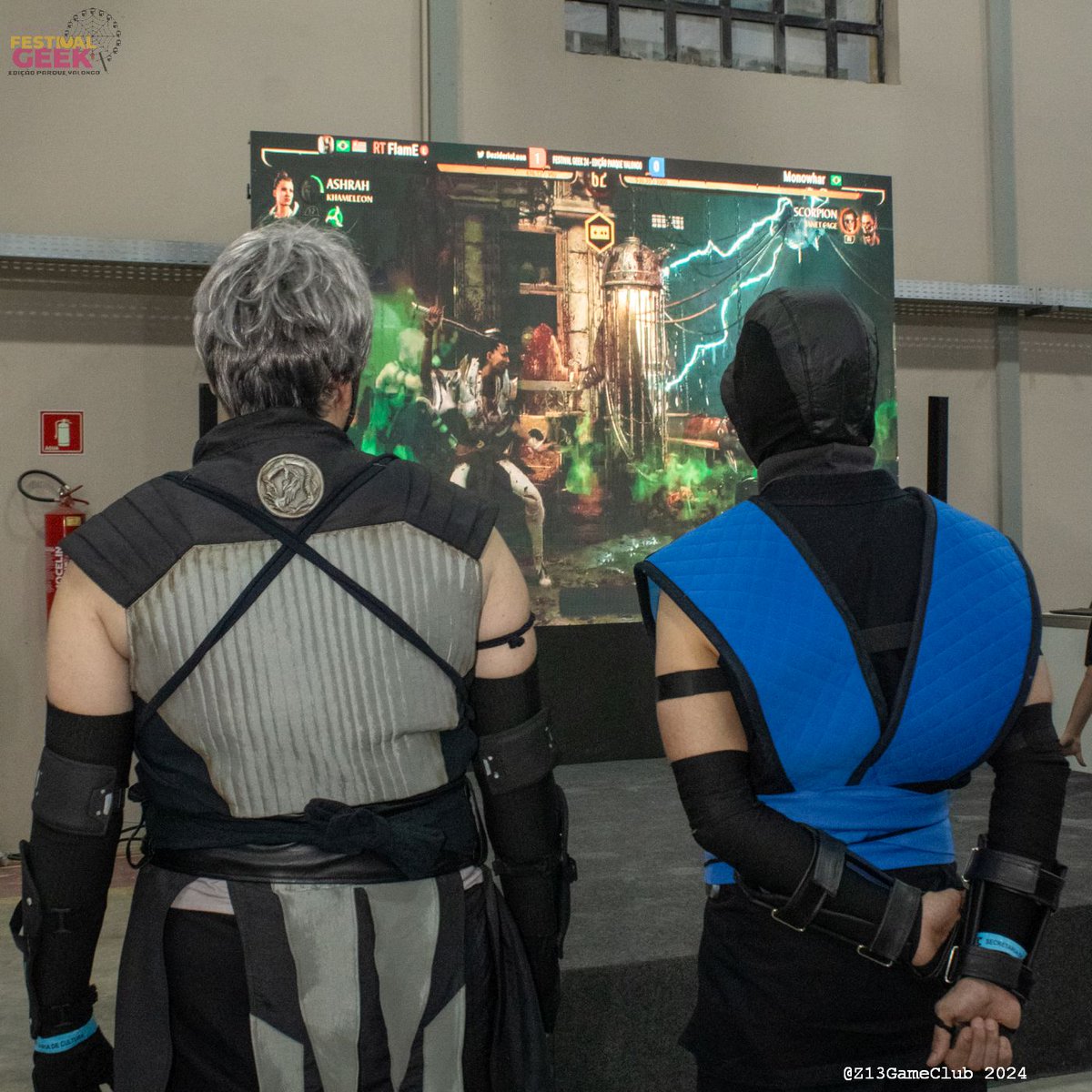 Z13GameClub's tweet photo. Liberado as fotos do Torneio de Mortal Kombat 1 no Festival Geek Edição Parque Valongo.
Link https://t.co/rGl5ZvDtRX
✅Siga, Curta e Compartilhe!
X: @Z13GameClub, @festivalgeeksts
Twitch: Z13GameClub
#games #cosplay #compartilhe #fgcsantos #streetfighter #mortalkombat #EAFC25 #JustDance #eSports
