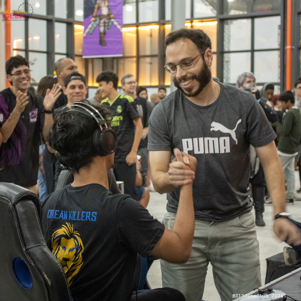 Z13GameClub's tweet photo. Liberado as fotos do Torneio de Mortal Kombat 1 no Festival Geek Edição Parque Valongo.
Link https://t.co/rGl5ZvDtRX
✅Siga, Curta e Compartilhe!
X: @Z13GameClub, @festivalgeeksts
Twitch: Z13GameClub
#games #cosplay #compartilhe #fgcsantos #streetfighter #mortalkombat #EAFC25 #JustDance #eSports