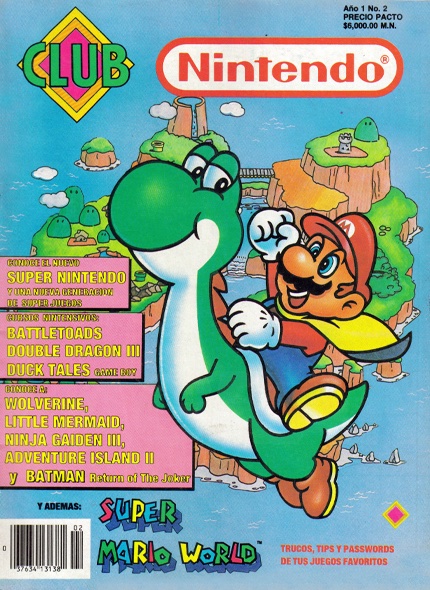 ClubNintendoLat's tweet photo. Edición Año 1 No 2 Portada: Super Mario World, enero 1992, con 36 páginas al igual que la No 1. #ClubNintendo #CNportada

• Conoce el nuevo SNES
• El Control de los Profesionales 🎮
• Adventure Island III, Ninja Garden, Batman
• Mariaditos
• Los Retos de Mario https://t.co/x0DsGPrFV1