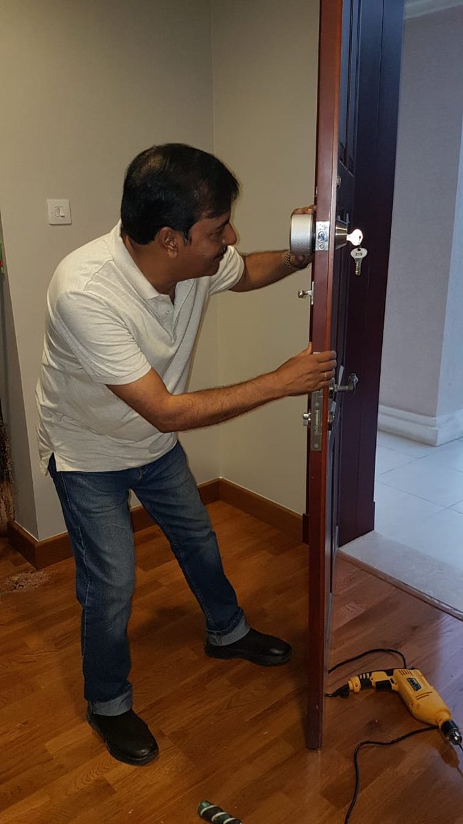 KurtubaLocks's tweet photo. Secure your home with the latest #August Lock Installation service provided by #Kurtuba Lock Repairing &amp; Key Cutting. Our team installed a smart #lock today, ensuring enhanced security and convenience for a valued customer in Dubai.

📞050-409-2786
🌐 https://t.co/Ret9YpPSor https://t.co/g4RyRq9WzV