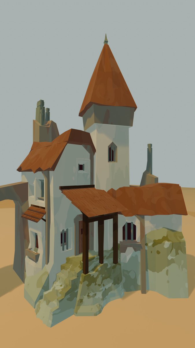 ToCuiMo's tweet image. Village 
#3D #blender