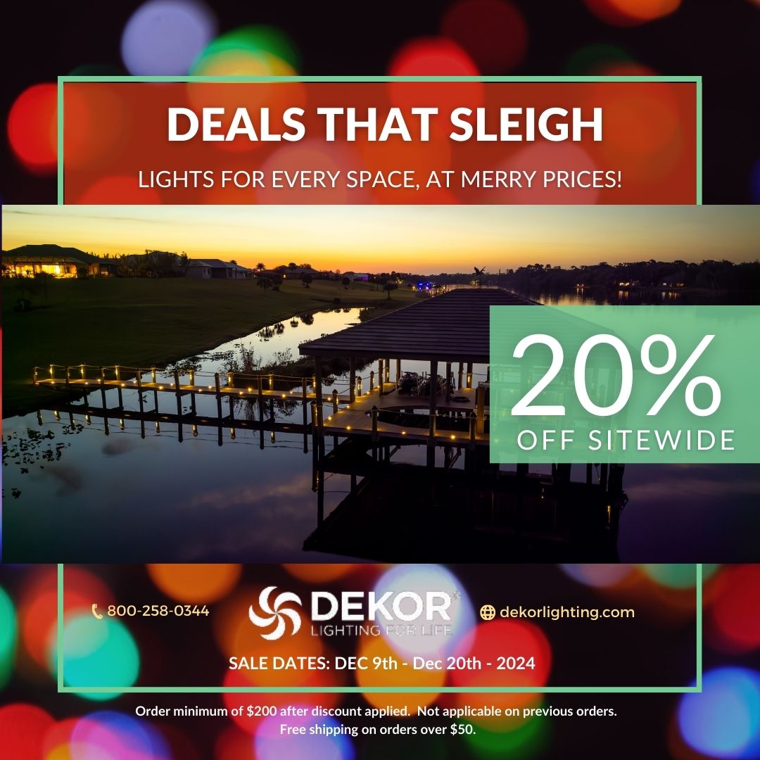 🎄✨ Illuminate Your Holidays with DEKOR Lighting! 🎅💡

Discover lighting solutions for every nook and cranny at prices that jingle all the way! Let DEKOR light up your festivities with deals that truly sleigh. 🎁

#DEKORLighting #HolidayDeals #BrightenUp