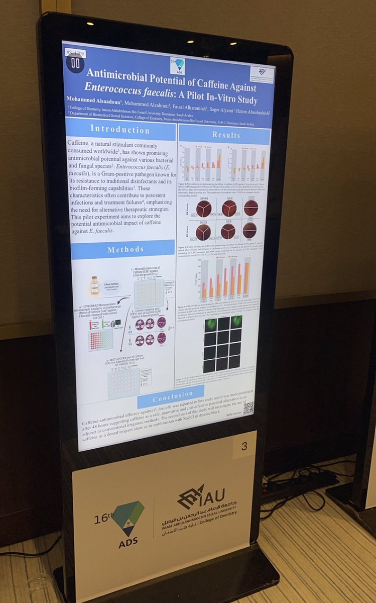 mohdzahrrani's tweet photo. يا رب لك الحمدلله المركز الثالث في مسابقة الابحاث العلمية 🥉🤍

Third place in the poster competition https://t.co/wIgN9NPDXm