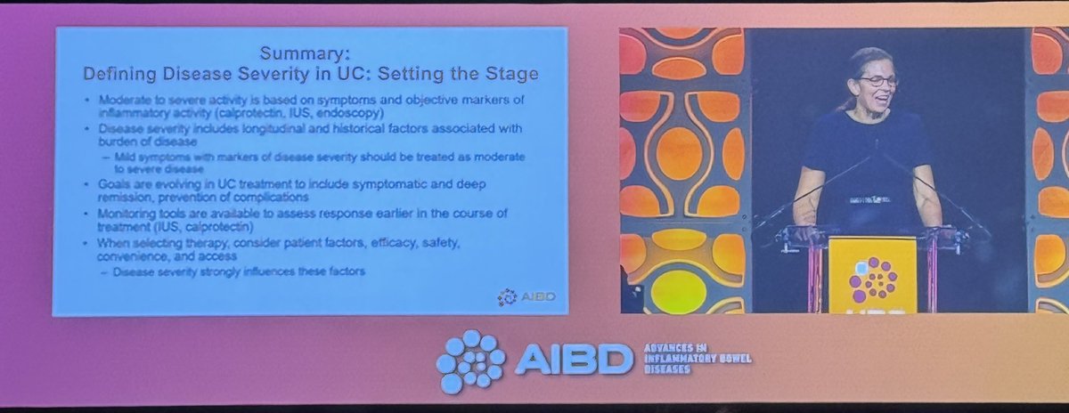 Kerri Glassner (@glassnerkerri) on Twitter photo Fantastic talk by <a href="/MLongMD/">Millie Long</a> on defining disease severity in UC. Quality of life/impact on patients daily activities should be a strong factor considered in defining moderate to severe disease #aibd2024 #ulcerativecolitis #IBD Fantastic talk by <a href="/MLongMD/">Millie Long</a> on defining disease severity in UC. Quality of life/impact on patients daily activities should be a strong factor considered in defining moderate to severe disease #aibd2024 #ulcerativecolitis #IBD