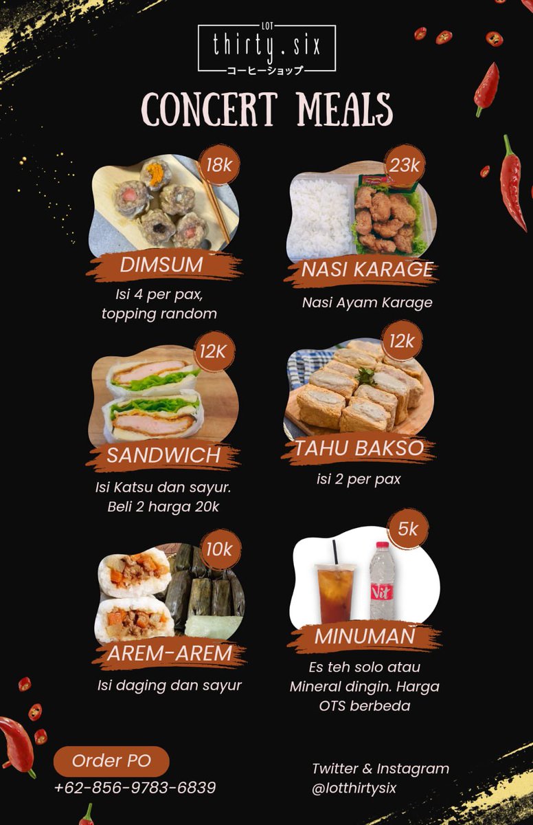 pidud's tweet image. Guys, help RT
Hi INAStay yg akn ntn #StrayKids #dominATE_JAKARTA tgl 21 bsk, temenku ada buka PO makanan nih yg rasanya gausah diragukan lg. Harganya pun bersahabat bgt. Cusss reply, ketok DM atau WA ke @Lotthirtysix yaa Kenyangin perut dulu sblm hepi2 &amp;amp; #YouMakeStrayKidsStay