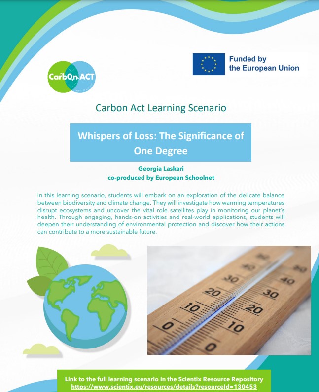 it's always an indescribable joy to see your work published in the #Scientix EU repository😊. A huge 🙏  to the incredible teams at #Scientix , #CarbonAct and <a href="/eu_schoolnet/">European Schoolnet</a>  for the opportunity and their support and inspiration!
🔗bit.ly/3BalfuN