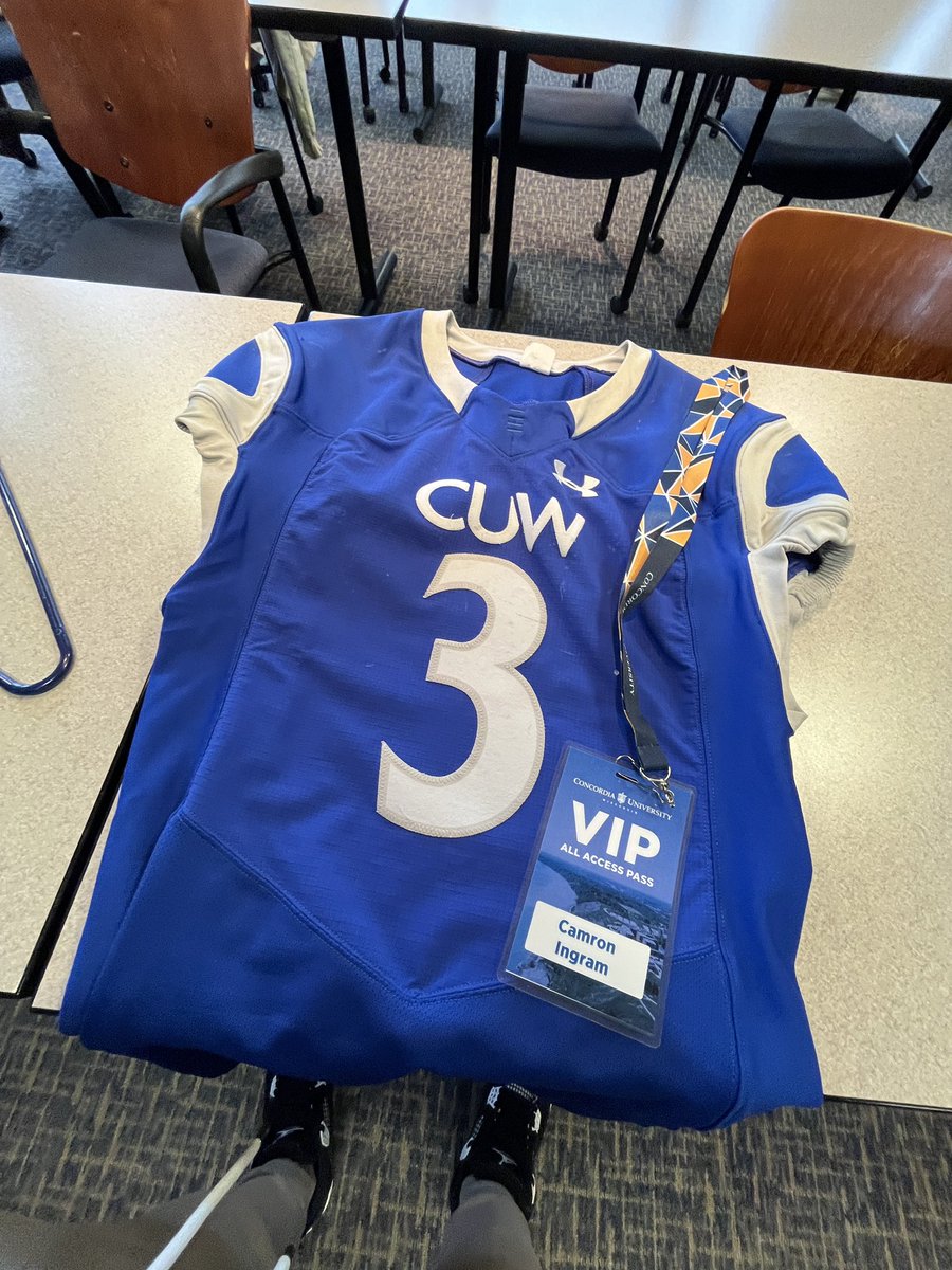 CamronIngram3's tweet photo. I would personally like to thank the coaches at @CUWFB for having me out yesterday! Thank you for giving me your time of day! https://t.co/rDOoFWKHBO