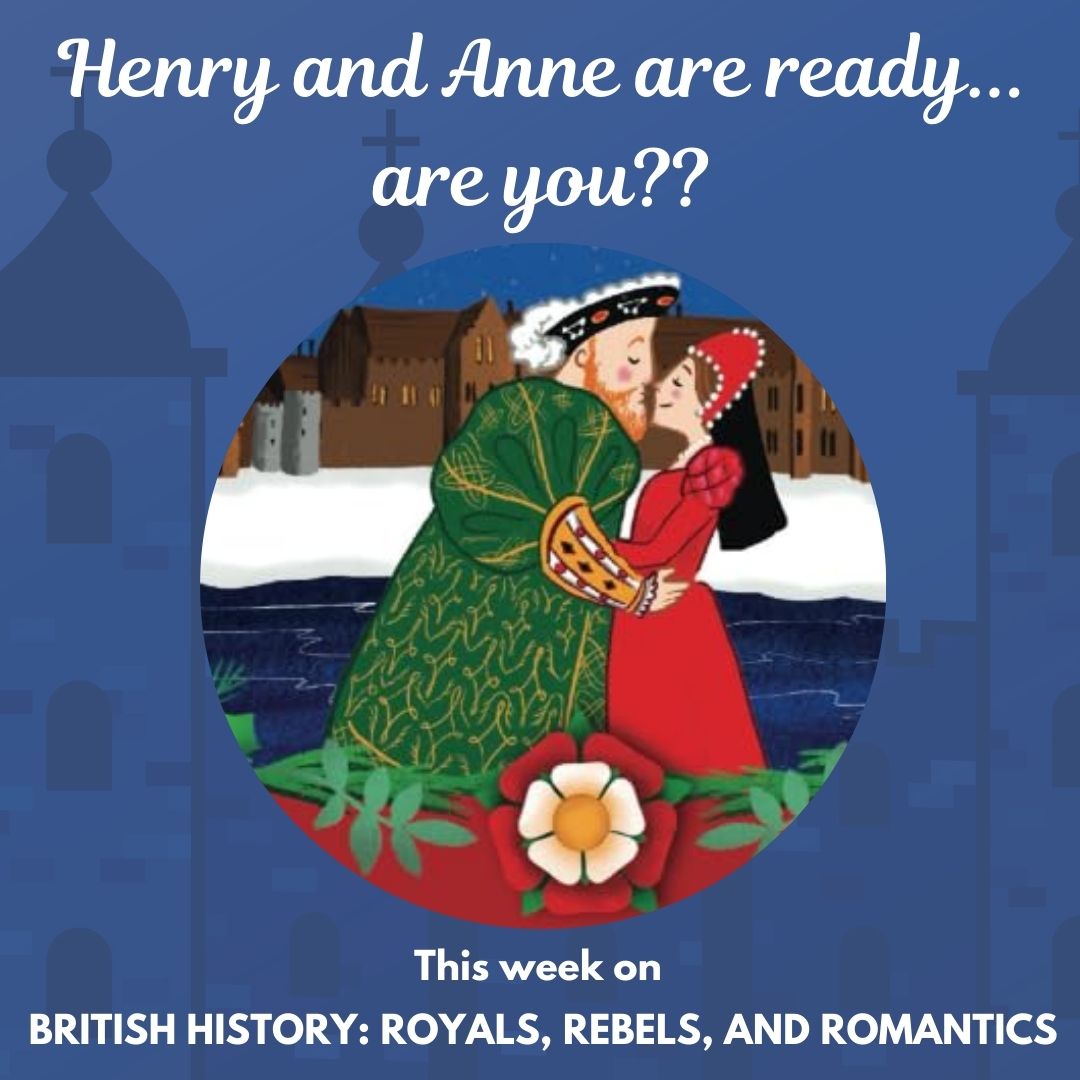 shakeuphistory's tweet photo. Henry VIII is ready to celebrate Christmas with his new Queen, Anne Boleyn! Join us to discuss #LauraLoney's Twas the Night Before Tudor Christmas, illustrated by #kathrynholeman. Coming to #royalsrebelsromantics this week! https://t.co/rKd0slBAaS