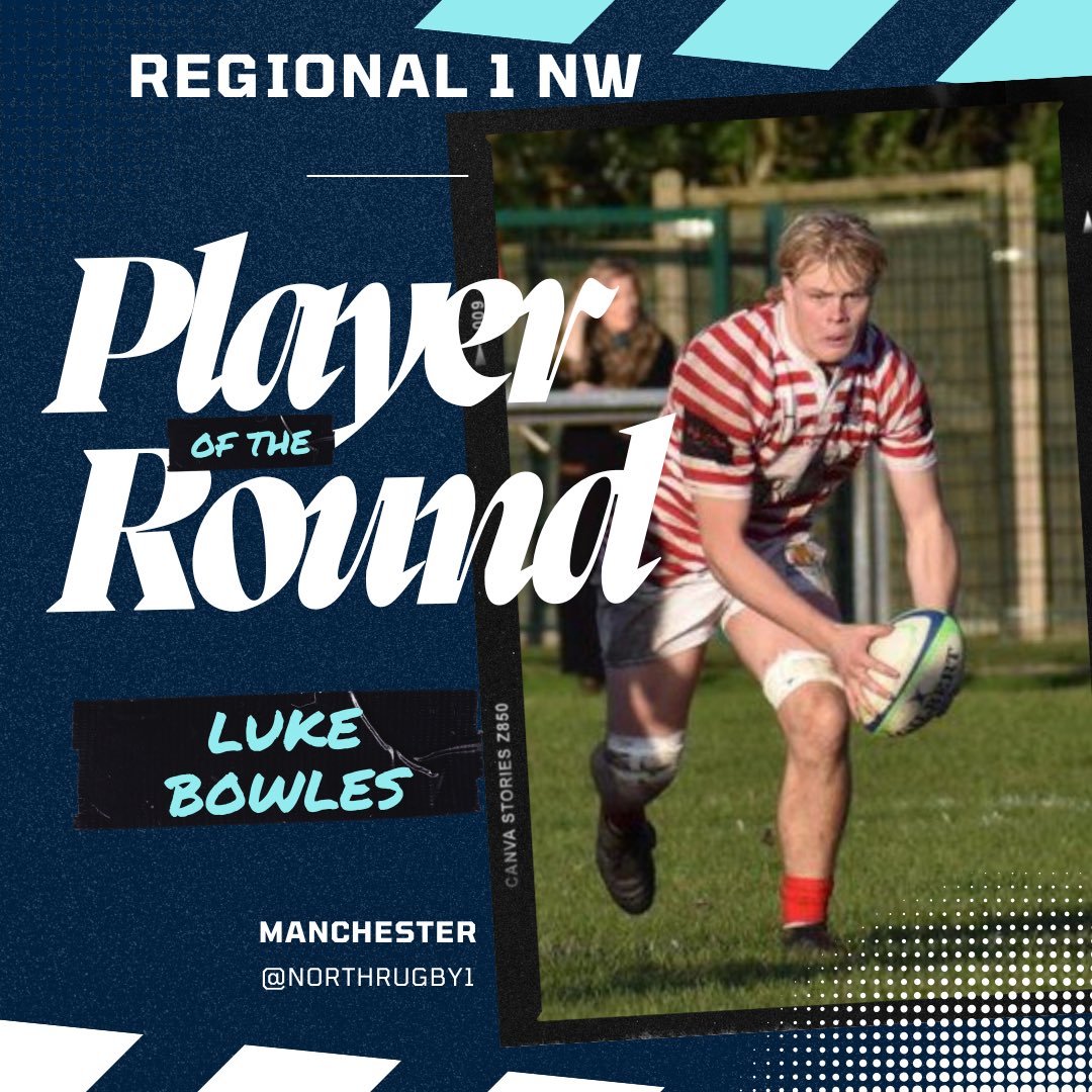 🚨Here are this weeks North Rugby’s Player of the Week for Round 11.

#Regional1NE  <a href="/Driffrugby/">Driffield RUFC</a> Rob Mewburn
#Regional1NW <a href="/ManchesterRugby/">ManchesterRugbyClub</a> Luke Bowles

Congratulations both 🤝

📸 Trevor Owen
📸 TBC