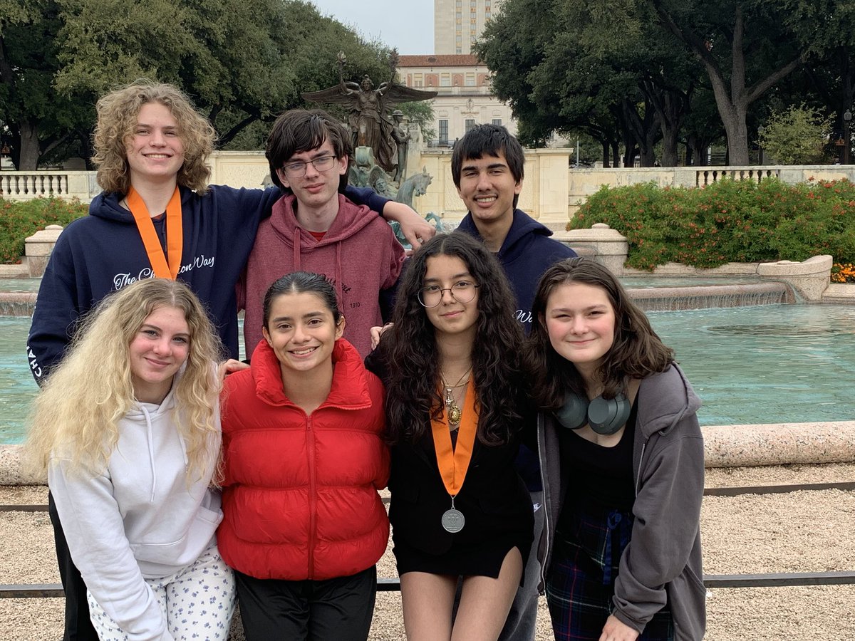 KReischling's tweet photo. We had a great tournament performance at UT Austin . This is a huge national tournament with 129 schools from 13 states and 1500 competitors. Just breaking out of prelims is an accomplishment. Carter Lange quarterfinals in US Extemp and Penny Acosta semis Congress @SamChampionHS https://t.co/5bsEDt4K0T