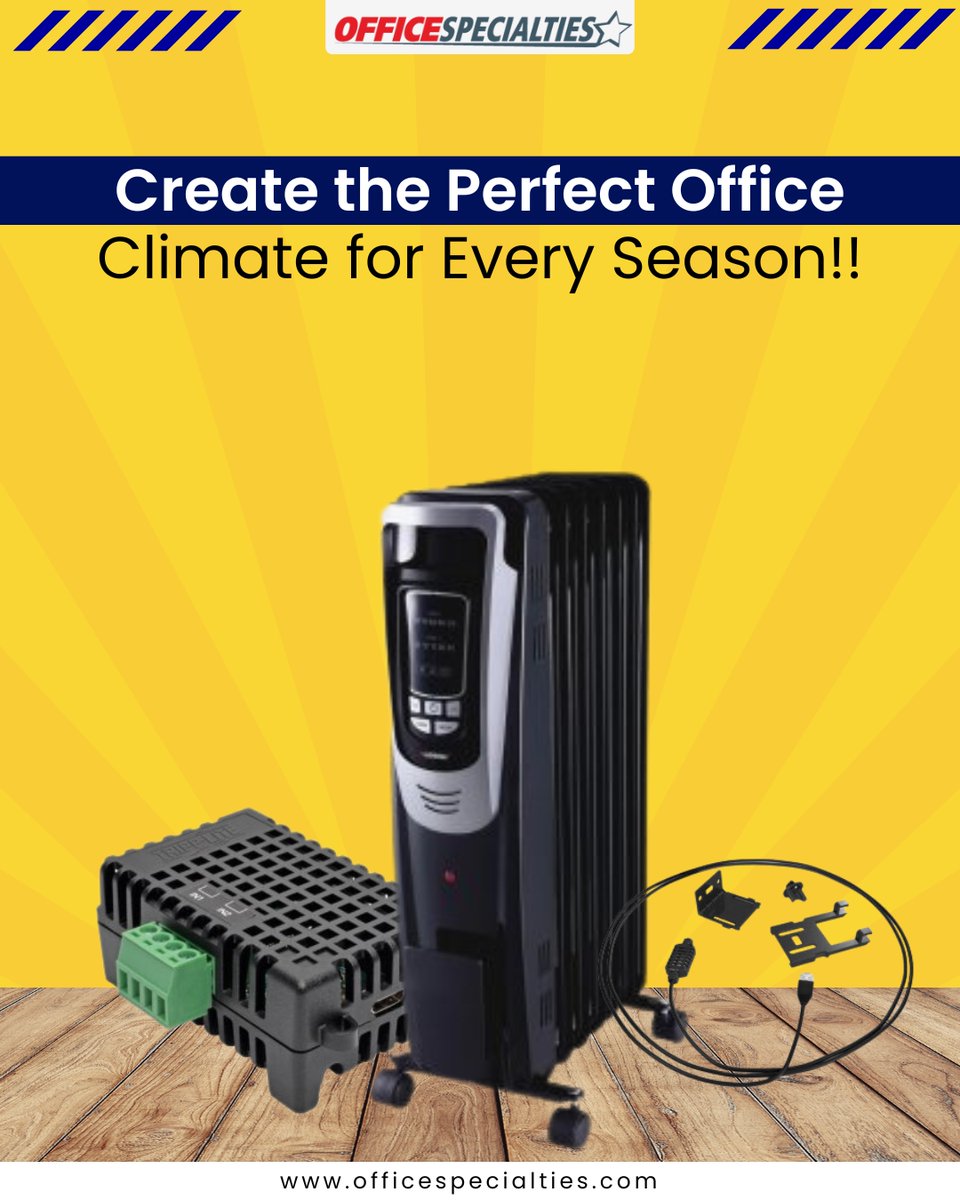 OSDeals's tweet photo. Create the perfect office climate year-round with our efficient heating and precise sensors! 

Start exploring your comfort solutions today!

Visit https://t.co/edOLn8u6mm to learn more!

#onlineshopping #electronics #computers #officesupplies #shippingsupplies #officespecialties https://t.co/yBASVN4XD1