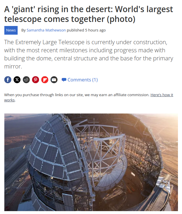 WKCosmo's tweet photo. Meanwhile, Thirty Meter Telescope goes nowhere. https://t.co/EmXKJeEUaF