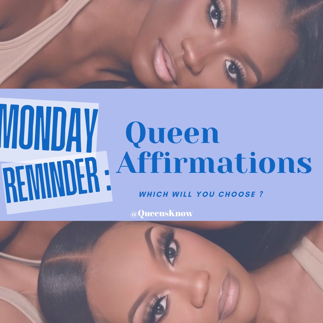 queensknow's tweet photo. Monday Reminder: Keep going, trust the process, and finish strong. Keep these affirmations in mind anytime you feel like a rock in a hard place:

• Strength over weakness
• Growth over comfort
• Gratitude in all circumstances
• Faith over fear
• Abundance over lack https://t.co/XyPU87eEJq