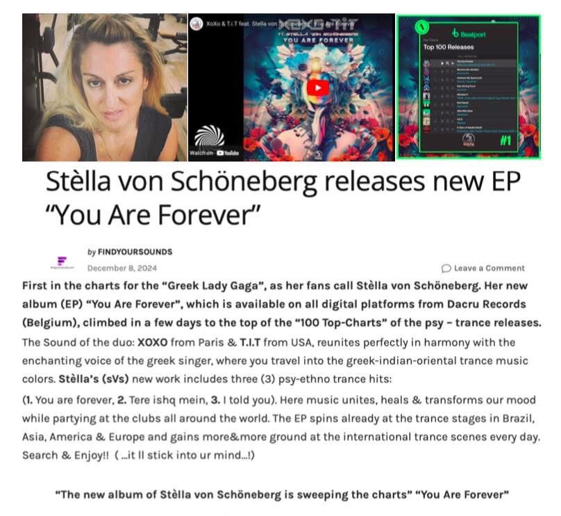 Stella_G1's tweet photo. ThankU EDM eMagazin @findyoursounds &amp; special @TimucinOzgur  4yesterdays publication about "U R 4ever" &amp; a big thankU 2ALL our supporters ww ❤️❤️❤️

https://t.co/YYbx0ihvxV https://t.co/5rCU66wGXY