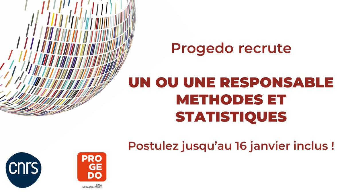 [OFFRE DE MOBILITÉ INTERNE]

Progedo recrute un ou une responsable méthodes et statistiques

👉Tous les détails des missions et des activités sont à retrouver dans l'offre d'emploi en ligne : bit.ly/3ZKPnX9

📩 Postulez et rejoignez l'équipe !