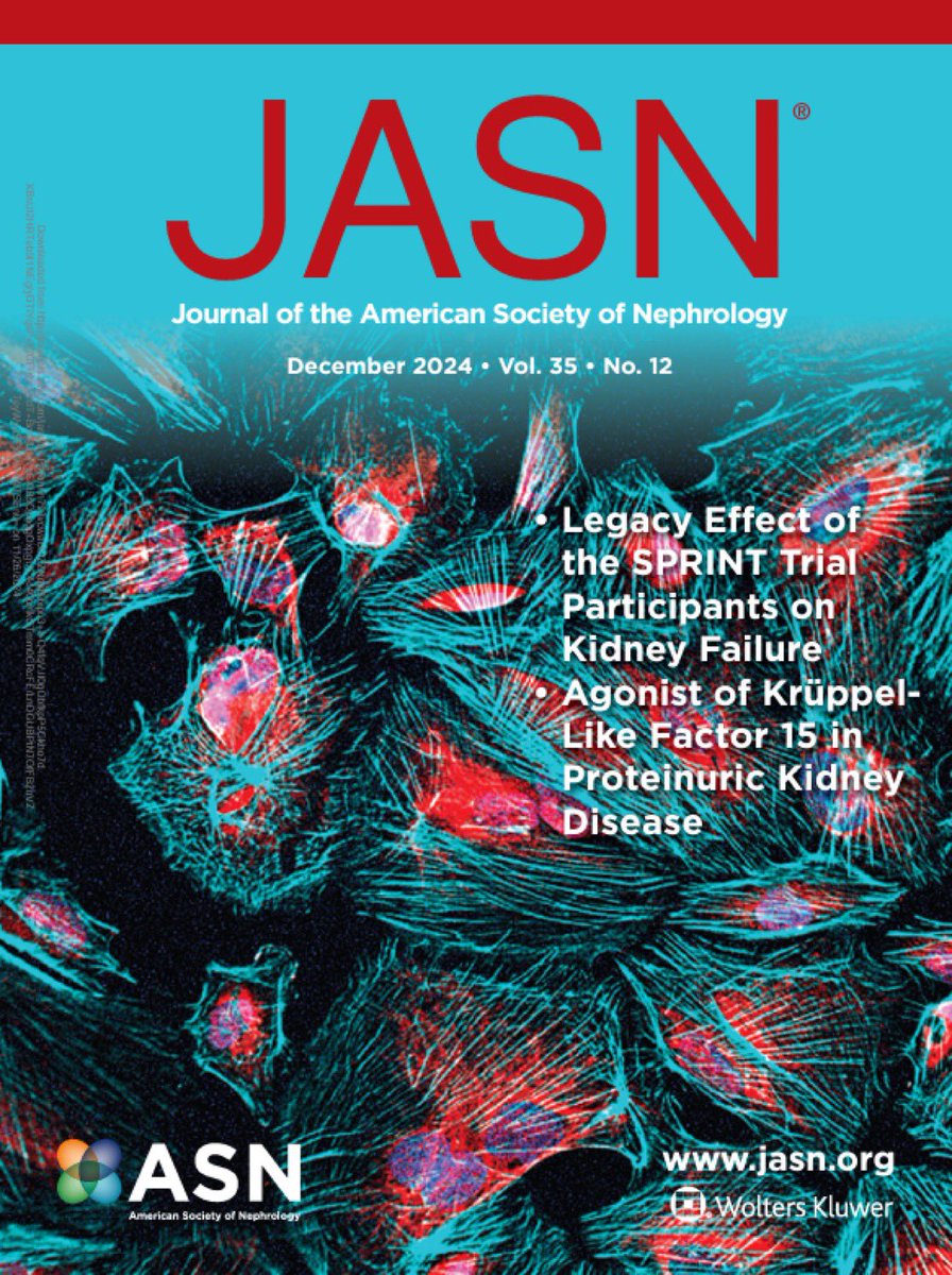 When your podocytes make the December cover: congrats <a href="/nehabengujarati/">Neha</a> <a href="/RBronshteyn/">Rob Bronstein</a> <a href="/SKMallipattu/">Sandeep K. Mallipattu</a> et. al <a href="/SBNephrology/">Stony Brook Nephrology & Hypertension Division</a>