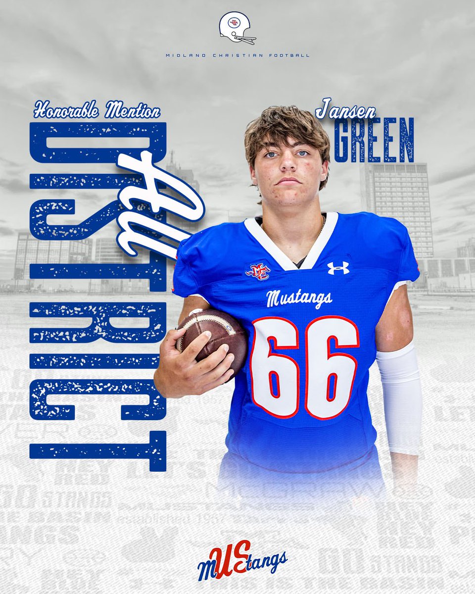 MCSMustangFB's tweet photo. 🎖 TAPPS 1-DII Honorable Mention All-District

Sophomore - Offensive Lineman - Jansen Green

🔵#PonyUp #mUStangs⚪️ https://t.co/XCUma5UEzh