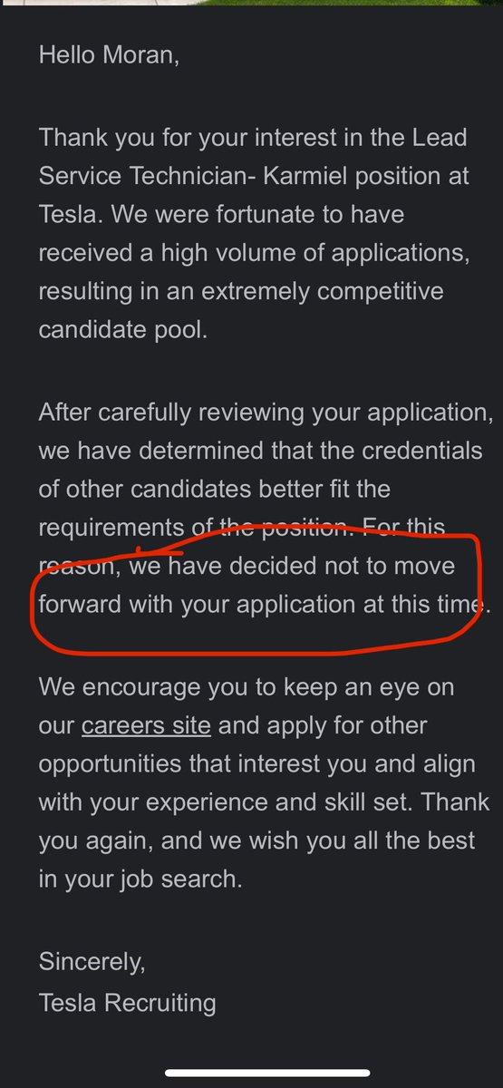 moranshushan's tweet photo. @elonmusk I really want the job https://t.co/BMZOkg0b3u