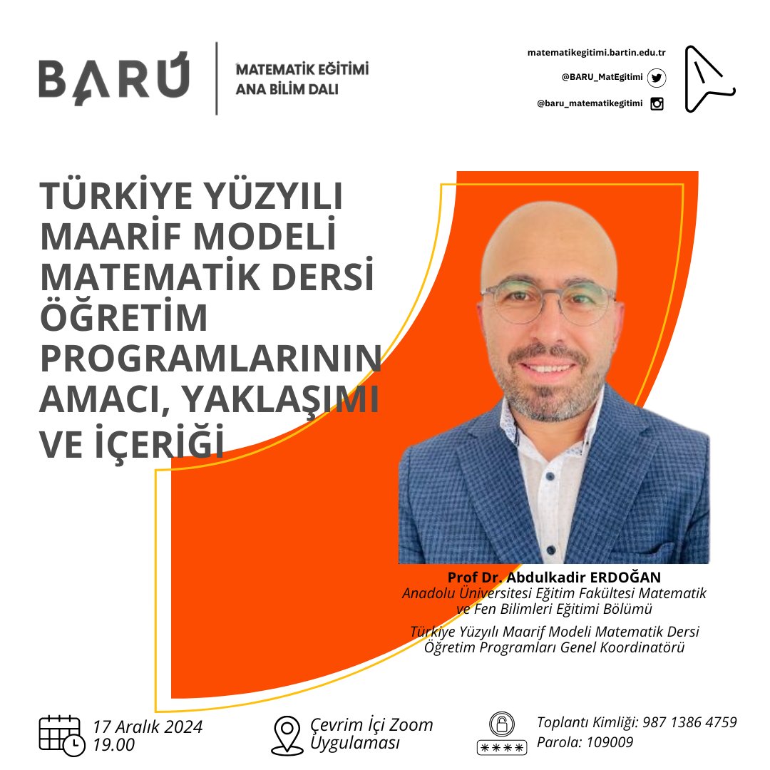 BARÜ Matematik Eğitimi tweet media