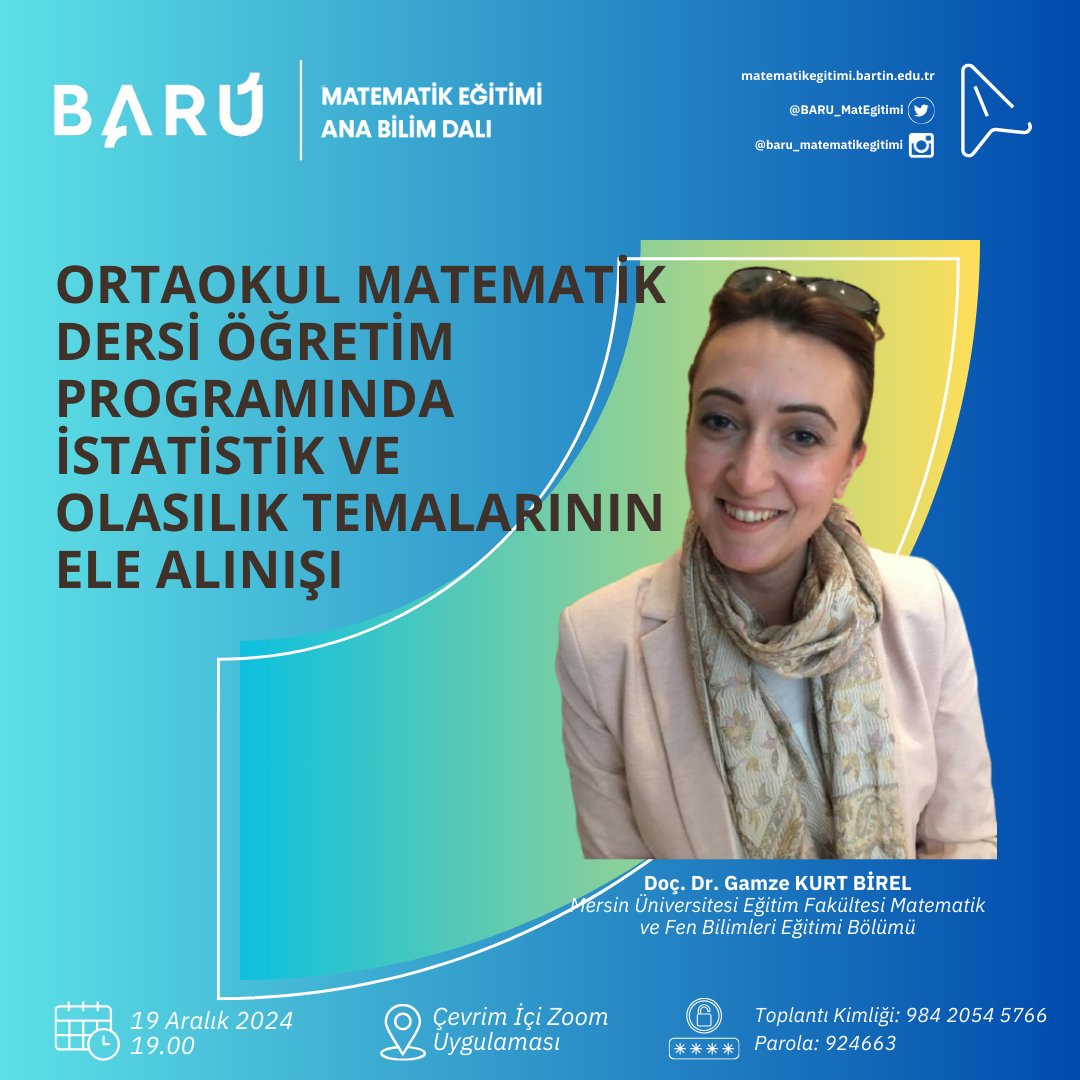 BARÜ Matematik Eğitimi tweet media