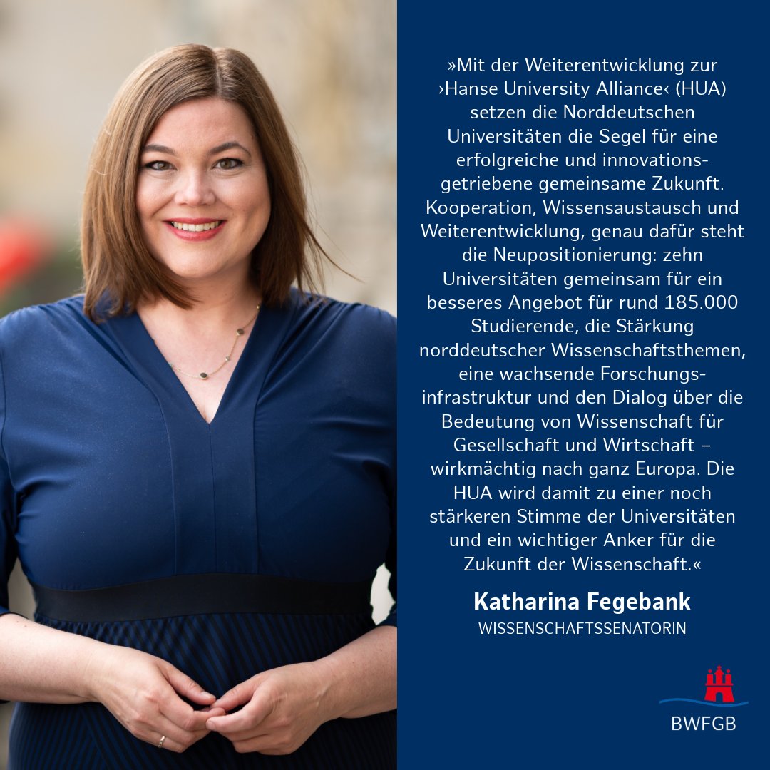Eine Hanse für die Wissenschaft: An der <a href="/leuphana/">Leuphana</a>  Universität Lüneburg ist heute aus dem Verbund Norddeutscher Universitäten die Hanse University Alliance (HUA) geworden. <a href="/fegebanks/">Katharina Fegebank</a>  gratuliert zu diesem klaren Bekenntnis für Kooperation, Wissensaustausch und Dialog.