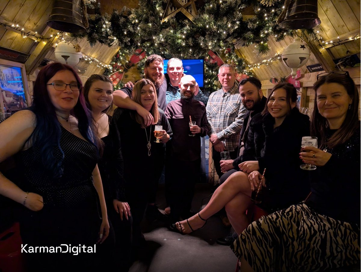 KarmanDigital's tweet photo. Festive fun and some serious karaoke talent at the Karman Digital Christmas social last Friday! 🎄

A great way to end the year on a high note 🎤

#KarmanDigital #TeamChristmas https://t.co/Y2xa3JMnjV