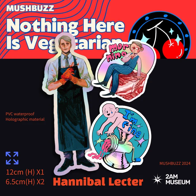 This is a pre-order freebiesat 2AM MUSEUM#hannibal 