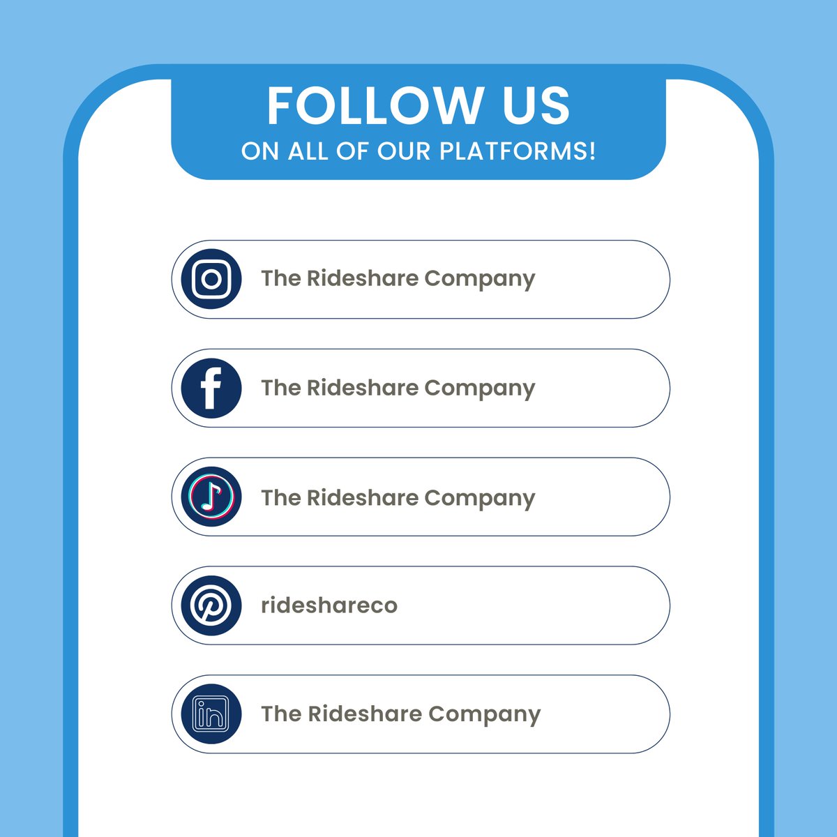 Rideshare Company tweet media