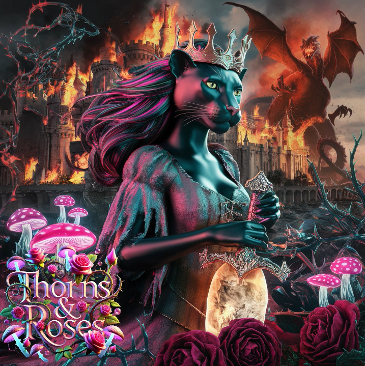 PantheraPopz's tweet photo. Oi Pessoal Panthera aqui de volta, vim dizer que minha carreira ainda está de pé e com isso vim anunciar meu novo albúm chamado "Thorns &amp; Roses" que contará com uma era fantasia monstruosa, o albúm contará com 10 musicas incluindo a música Single chamada Babel´s Playground. https://t.co/xM7KhDHWvy
