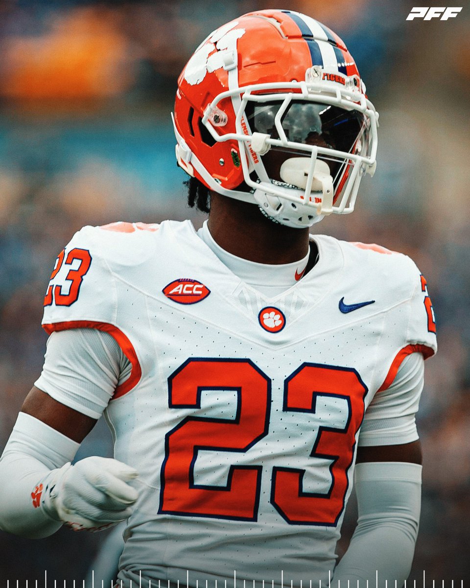 PFF College (@pff_college) on Twitter photo Clemson CB Ashton Hampton in the ACC Championship Game:
๐
38 Coverage Snaps
๐
6 Yards Allowed (4 Targets)
๐
1 Pass Breakup
๐
39.6 Passer Rating Allowed
<a href="/ClemsonFB/">Clemson Football</a> Clemson CB Ashton Hampton in the ACC Championship Game:
๐
38 Coverage Snaps
๐
6 Yards Allowed (4 Targets)
๐
1 Pass Breakup
๐
39.6 Passer Rating Allowed
<a href="/ClemsonFB/">Clemson Football</a>