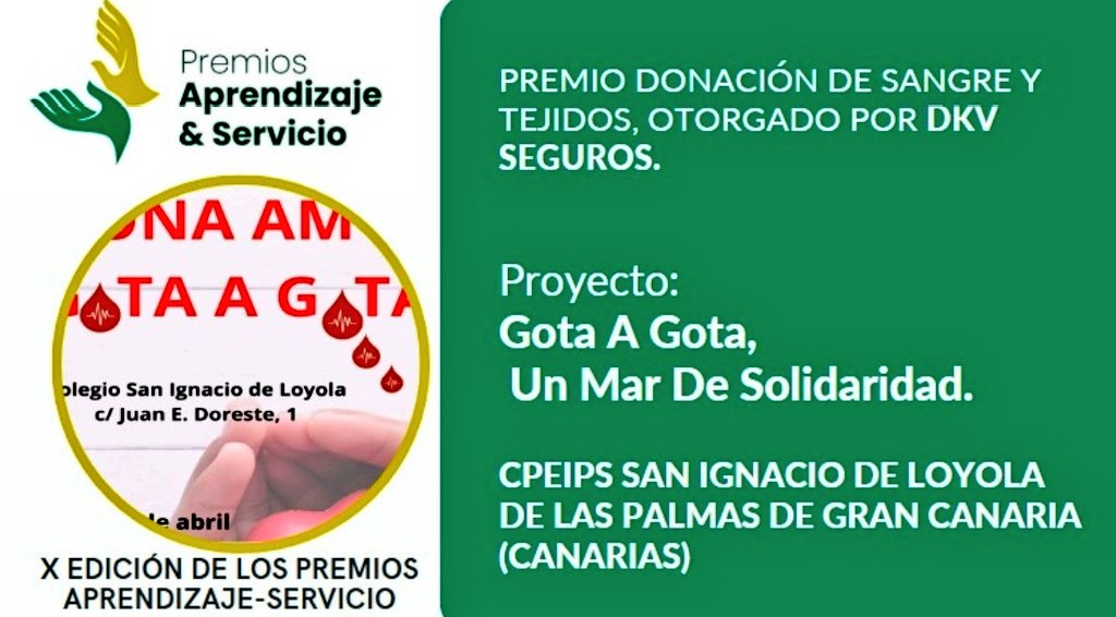 REDAPS (@redaps1) on Twitter photo X edición #PremiosApS2024  📜PREMIO:  Donación de sangre y tejidos, otorgado por DKV Seguros.
🗓️Nos vemos el 13 diciembre en Mérida.
<a href="/DKVSeguros/">DKV Salud (ES)</a> <a href="/ayto_merida/">Ayuntamiento de Mérida</a> <a href="/Educo_ONG/">Educo</a> <a href="/educaciongob/">Ministerio de Educación, FP y Deportes</a> <a href="/CanariasAps/">ApS Canarias</a> <a href="/ApSExtremadura/">ApS Extremadura</a> X edición #PremiosApS2024  📜PREMIO:  Donación de sangre y tejidos, otorgado por DKV Seguros.
🗓️Nos vemos el 13 diciembre en Mérida.
<a href="/DKVSeguros/">DKV Salud (ES)</a> <a href="/ayto_merida/">Ayuntamiento de Mérida</a> <a href="/Educo_ONG/">Educo</a> <a href="/educaciongob/">Ministerio de Educación, FP y Deportes</a> <a href="/CanariasAps/">ApS Canarias</a> <a href="/ApSExtremadura/">ApS Extremadura</a>