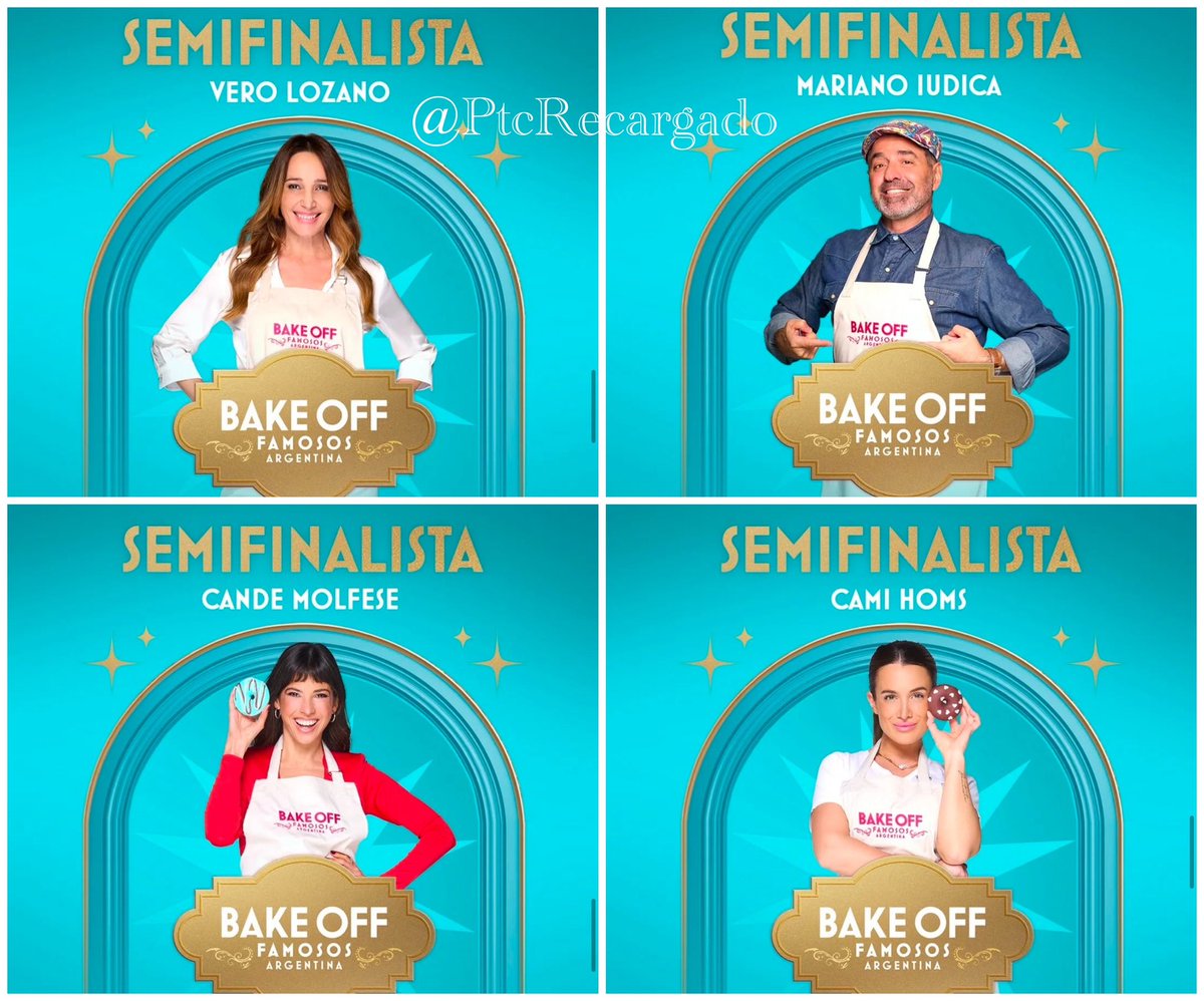Ptc Recargado Rating (@ptcrecargado) on Twitter photo #BakeOffFamosos 🧁
Hoy 21:15 Hs
Últimos 4 Programas 🔥
Quien queres que gane ?
🔹 <a href="/verolozanovl/">VL 💚 🏳️🌈 🇦🇷</a>
🔹 <a href="/kndmolfese/">Cande Molfese ❤</a>
🔹 <a href="/iudica/">Mariano Iudica</a>
🔹 #CamiHoms
Con <a href="/wanditanara/">wan</a> #BakeOffFamosos 🧁
Hoy 21:15 Hs
Últimos 4 Programas 🔥
Quien queres que gane ?
🔹 <a href="/verolozanovl/">VL 💚 🏳️🌈 🇦🇷</a>
🔹 <a href="/kndmolfese/">Cande Molfese ❤</a>
🔹 <a href="/iudica/">Mariano Iudica</a>
🔹 #CamiHoms
Con <a href="/wanditanara/">wan</a>
