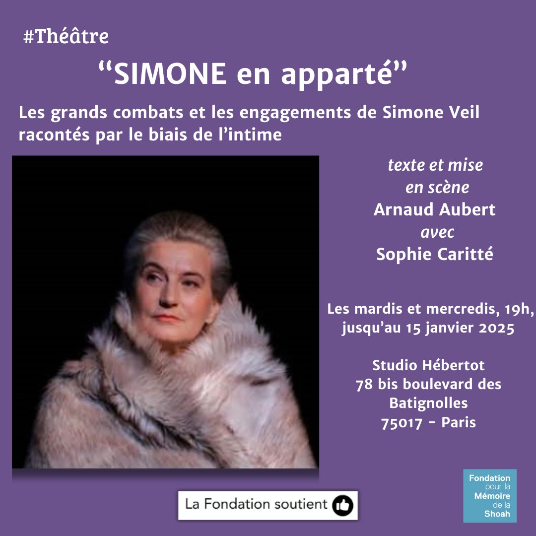 Fondation pour la Mémoire de la Shoah tweet media