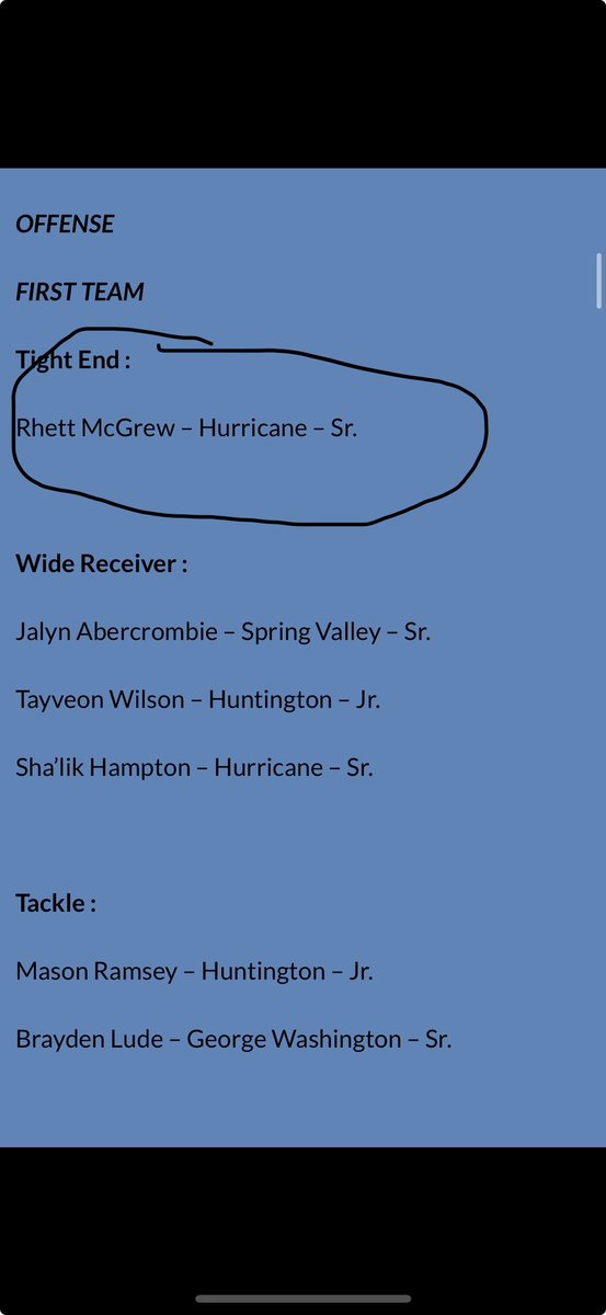 Rhett McGrew (@rhett_mcgrew) on Twitter photo Grateful to be named first team all conference Tight End! @RedskinStrength <a href="/CoachDMays/">Coach Donnie Mays</a> <a href="/CoachTonyGibson/">Tony Gibson</a> <a href="/CoachJ_Miller/">Josh Miller</a> Grateful to be named first team all conference Tight End! @RedskinStrength <a href="/CoachDMays/">Coach Donnie Mays</a> <a href="/CoachTonyGibson/">Tony Gibson</a> <a href="/CoachJ_Miller/">Josh Miller</a>