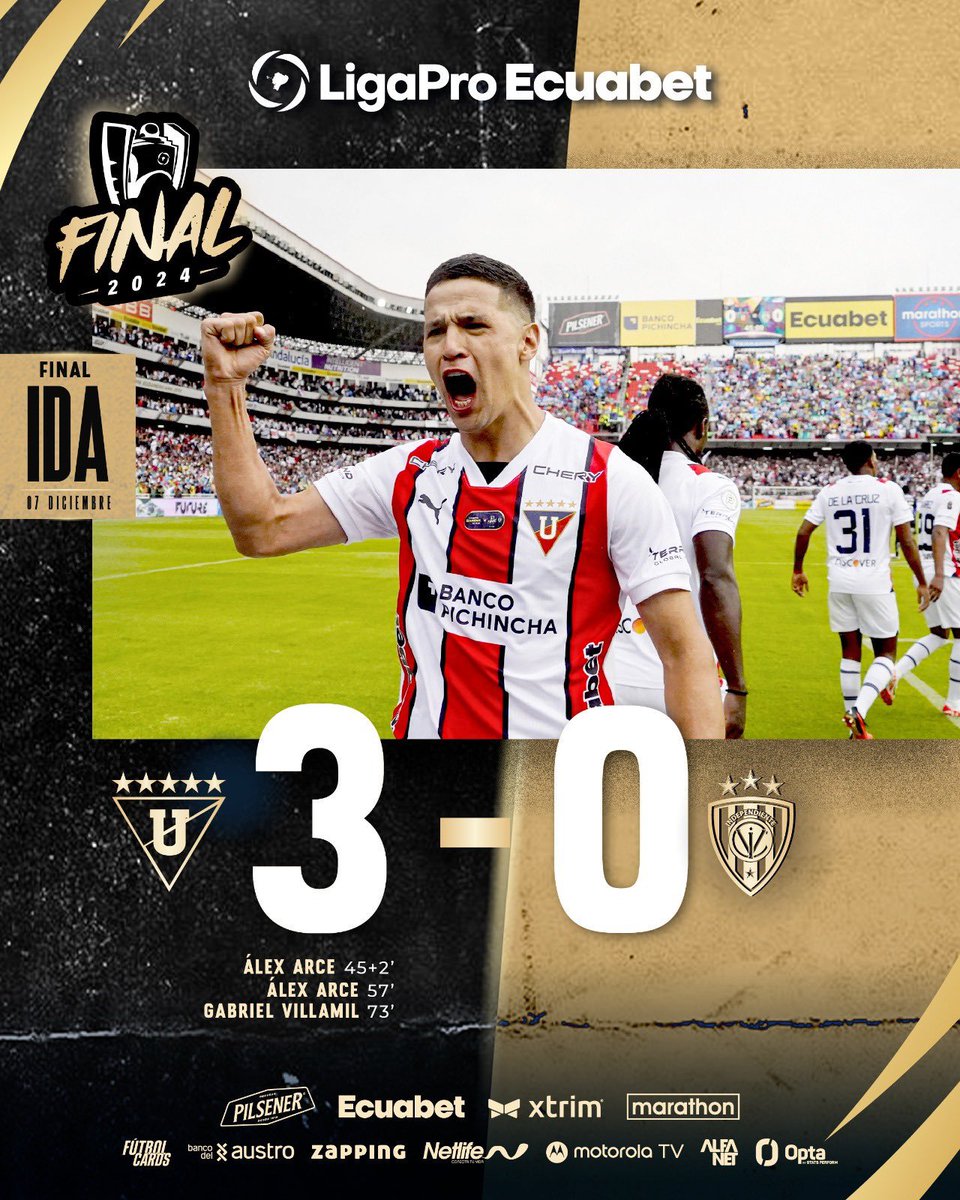 ZonaMegaDigital's tweet photo. @LigaProEC Liga de Quito 3-0 Independiente del Valle: Con medio pollo en la mesa de los albos.
https://t.co/oY0TphpMBa
Vía: @FaraonFeraud https://t.co/F3OijvtthK