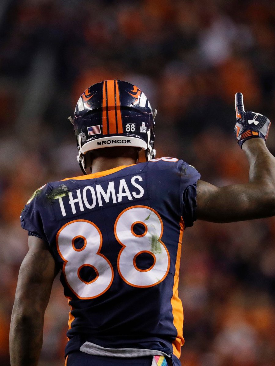 MLFootball's tweet photo. REST EASY🙏Three years ago today, #Broncos legend Demaryius Thomas passed away at just the age of 33 years old.

Thomas had one hell of a career in Denver and off the field, Thomas was known for his work with underserved youth.

Rest easy, DT. ❤️#88, forever in all of our hearts. https://t.co/aZN3CDevLV