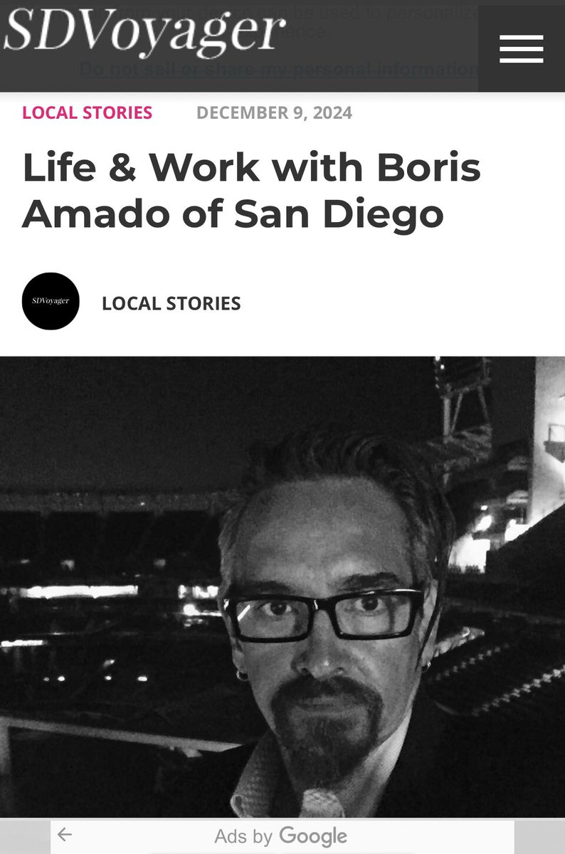 boriskarloff34's tweet photo. Hey y’all check out my new article from San Diego Voyager: https://t.co/I9clgGSfUN
#SdVoyager
#MagazineArticle
#Author #Writer
#TheHopeMagg
#HouseOfPillsEntertainment https://t.co/wjCUNhAlr3