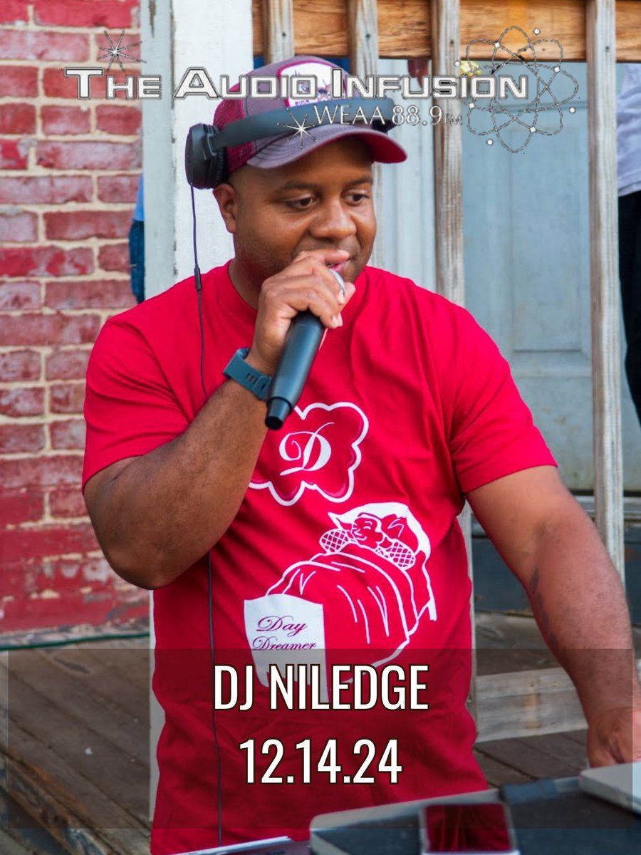 audioinfusion's tweet photo. We will have DJ Niledge this Saturday night at midnight with 60 minutes of House music. Make sure you tune in at WEAA 88.9 FM and HD1 Baltimore or download the WEAA app to listen on your mobile device. Remember that Saturday night doesn't end at midnight. https://t.co/EzOdRNFKd7