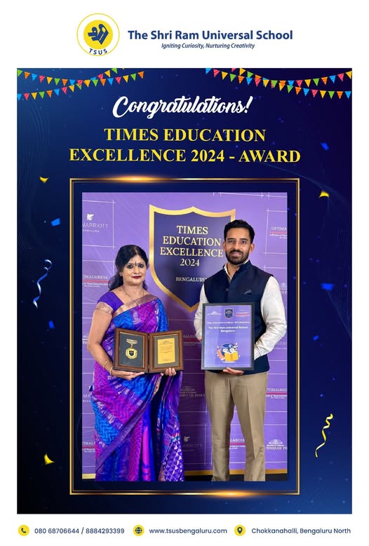 TSUSBengaluru's tweet image. The Shri Ram Universal school (Part of The Shri Ram Group of Schools, India)

CONGRATULATIONS!

Yes, achievement and recognition are always a source of inspiration and happiness.

#TSUS #TheShriRamUniversalSchool #TimesEducationExcellence
#ExcellenceInEducation #InspiringSuccess
