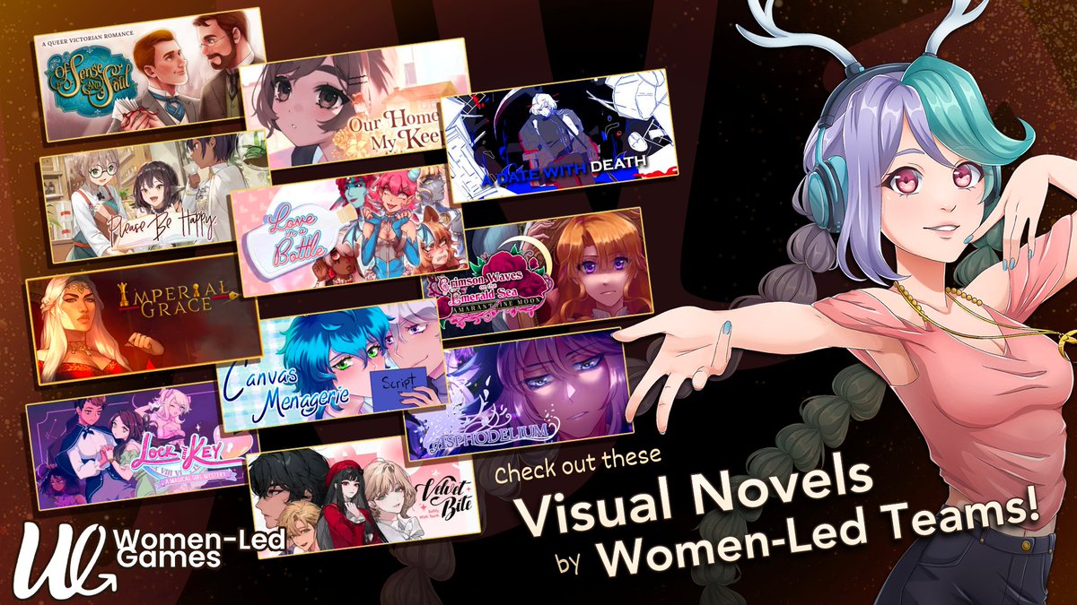 vnstudioelan's tweet image. Some of our yuri visual novels are taking part in the Women-Led Games Steam event hosted by @womenledgames this week, which is an event celebrating games made by women-led teams ✨

See all the games here: bit.ly/4f3O89D