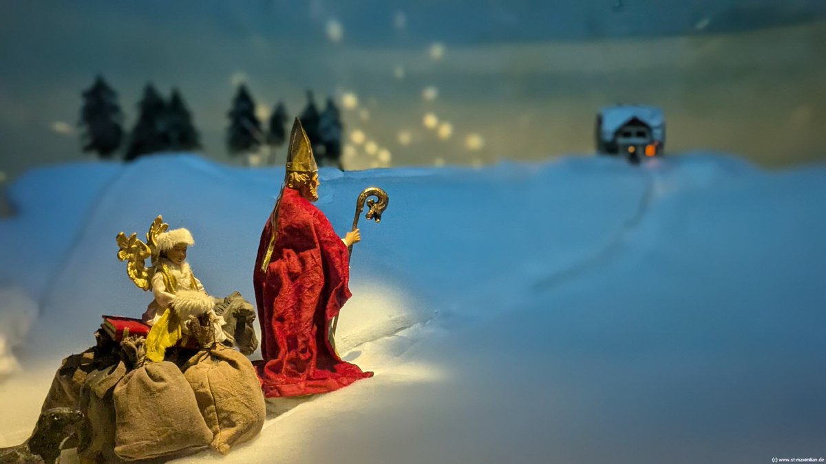 stmaximilianmuc's tweet photo. Aktuell in unserer Jahreskrippe:
Der heilige Nikolaus war Bischof von Myra. Er hat viele gute Dinge getan.
In seinem Buch stehen die guten Dinge, die wir tun und auch die weniger guten.
Wir freuen uns, wenn er uns beschenkt.
🎅🏽🎅🏽🎅🏽🎅🏽🎅🏽🎅🏽🎅🏽🎅🏽
#nikolaus #jahreskrippe #stmaximilian https://t.co/OvxKpASPXO