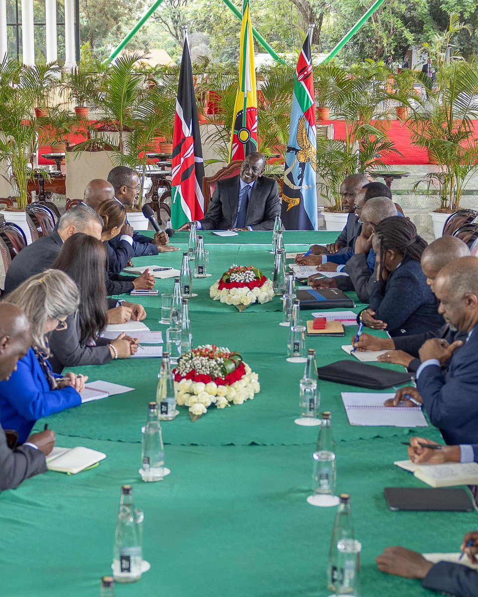 Nigel Clarke (@nigelclarkeja) on Twitter photo My thanks to Kenyan President <a href="/WilliamsRuto/">William Samoei Ruto, PhD</a> for the warm welcome and productive meeting.
We discussed the strong IMF-Kenya partnership and advancing reforms for the betterment of Kenyan society and realizing the country’s vast potential. My thanks to Kenyan President <a href="/WilliamsRuto/">William Samoei Ruto, PhD</a> for the warm welcome and productive meeting.
We discussed the strong IMF-Kenya partnership and advancing reforms for the betterment of Kenyan society and realizing the country’s vast potential.