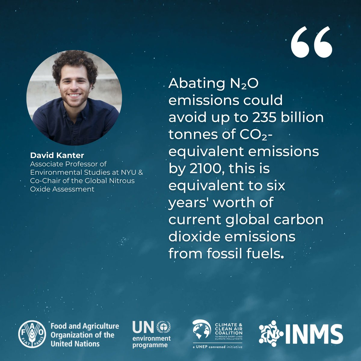 Without urgent action on rising N₂O emissions, there is no viable pathway to limiting global warming to 1.5°C and providing tangible tools to reduce emissions by more than 40% from current levels. ​

Global Nitrous Oxide Assessment Report: wedocs.unep.org/handle/20.500.…

Press release: