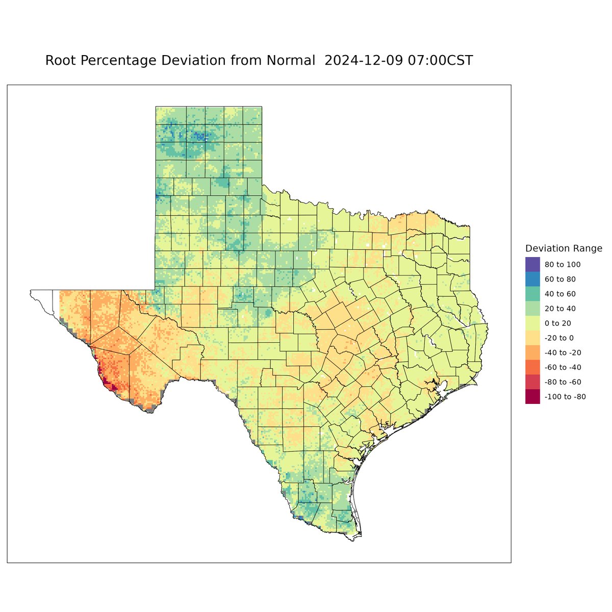 UTAHydrometLab's tweet photo. 🌟 Check Out Today’s Soil Moisture Anomalies 🌟
Curious about what’s changing beneath the surface? Discover the latest surface and root-level moisture anomalies across Texas! 🌱💧
👉 Check it out now: https://t.co/b24HVMrOLe https://t.co/qXDYdPigvo