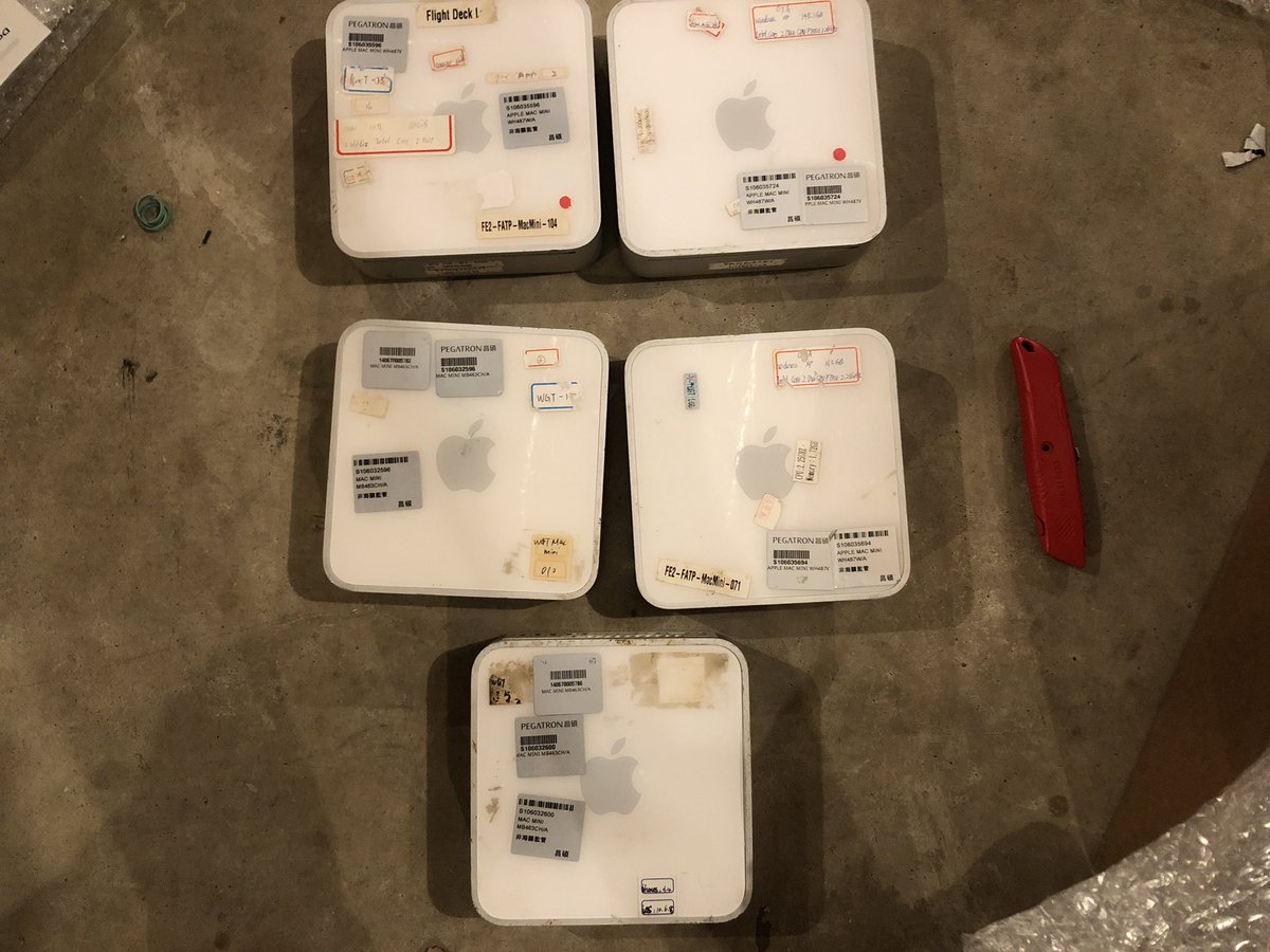 dosdude1's tweet image. This software was found on a Pegatron factory Mac mini, from a listing of a number of them I found for sale in China. The drives were all wiped, but luckily not fully erased, and this software was successfully recovered after doing data recovery! Download below!