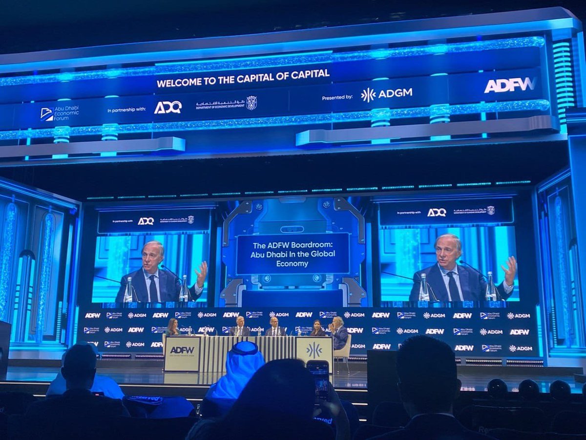 SurancePlus's tweet photo. Fantastic first day @ADFinanceWeek meeting with partners and potential investors. Great opening comments by Lark Fink and Ray Dalio. 

#JayMadhu #OXBR #SurancePlus #RWA #Web3 #AbuDhabi #AbuDhabiFinanceWeek #ADFW2024 https://t.co/qv3rCz8I3C