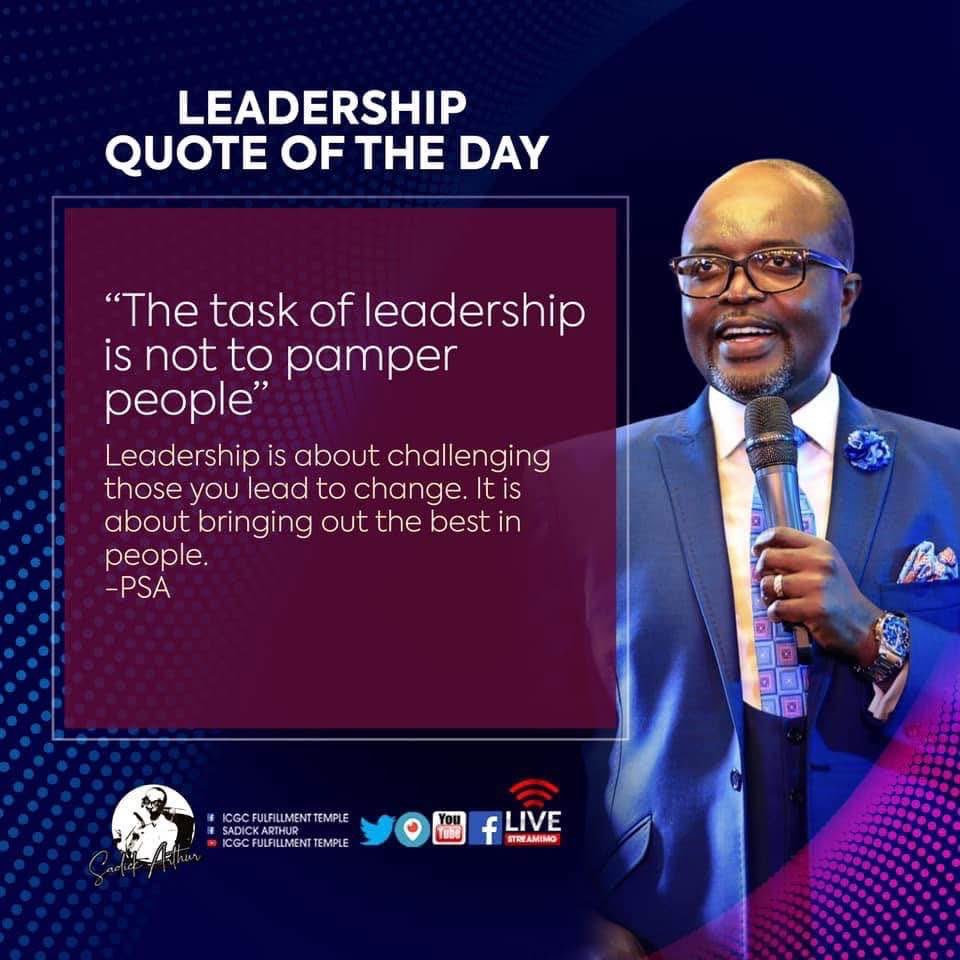 sadickarthur's tweet photo. As you start the week, seek to be a confident leader. 

Whether you’re a parent, supervisor, manager or head of a group, be bold to challenge those you lead to be better versions of themselves. https://t.co/fMdyu73pXs