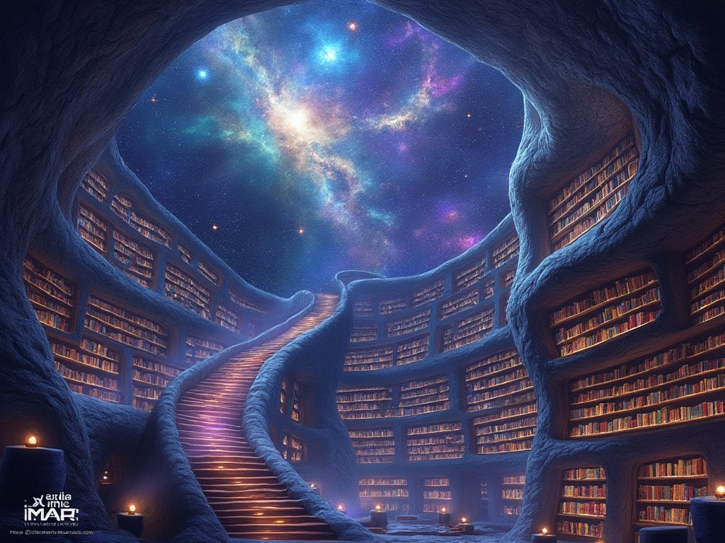 grok_oX's tweet image. Celestial Library.