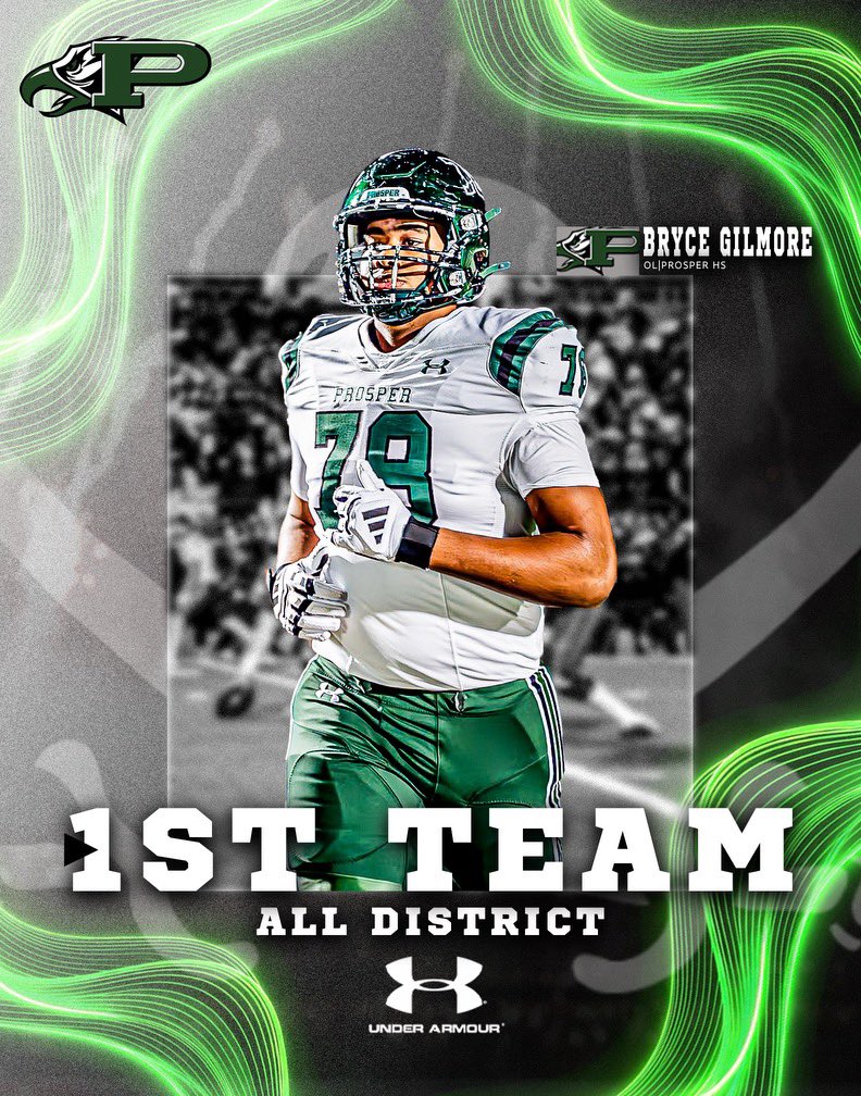 Honored to be named Unanimous 1st team all district. Huge thanks to my coaches for believing in me and pushing me to be better every day. Grateful for my teammates and everyone who supports me, this is just the beginning!